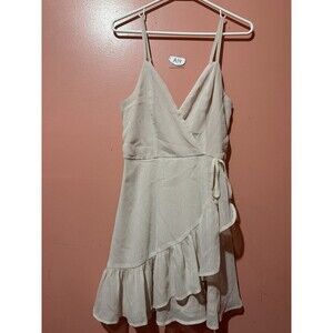 Speechless Womens Dress S Small Light Pink Sparkly V Neck Sleeveless Short